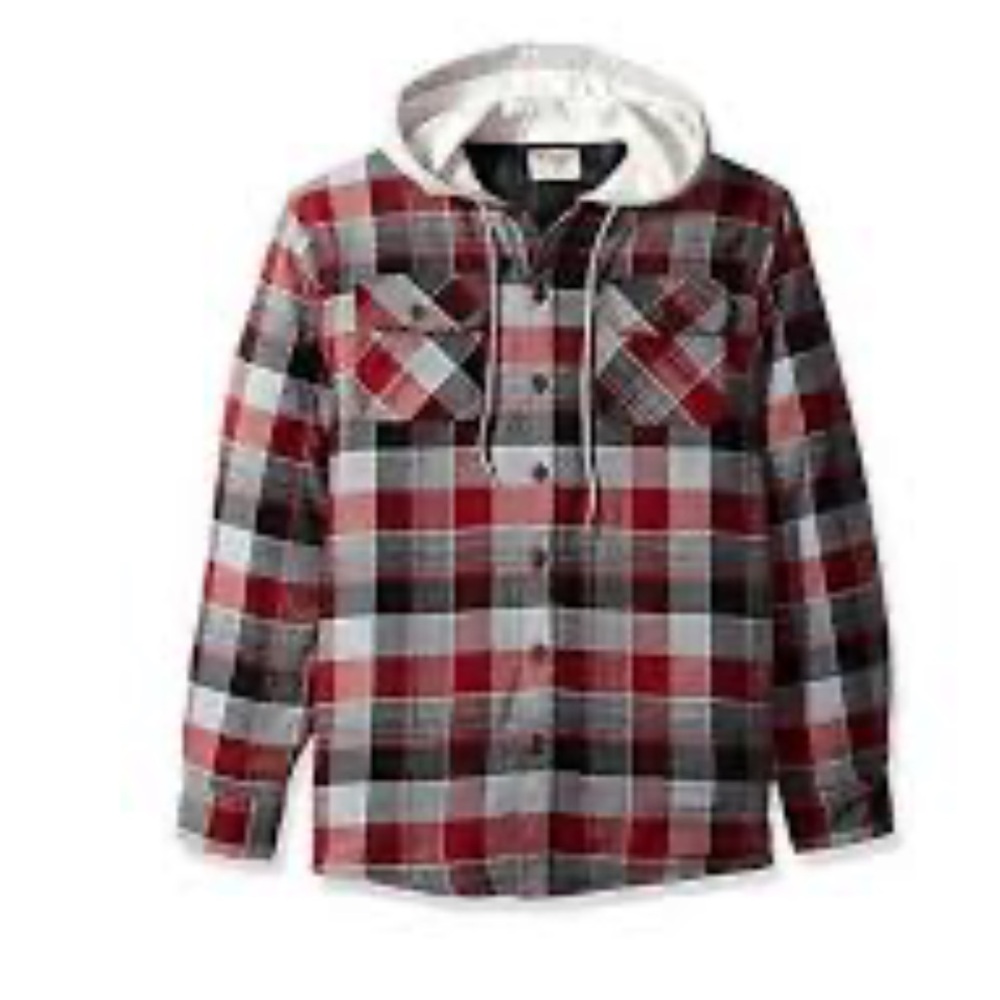 WRANGLER Red and Black Flannel Jacket